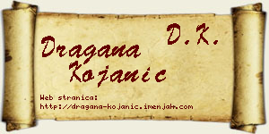 Dragana Kojanić vizit kartica